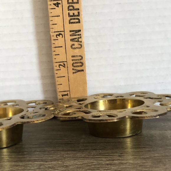 Vtg Brass Candle Holders - Picture 8 of 9